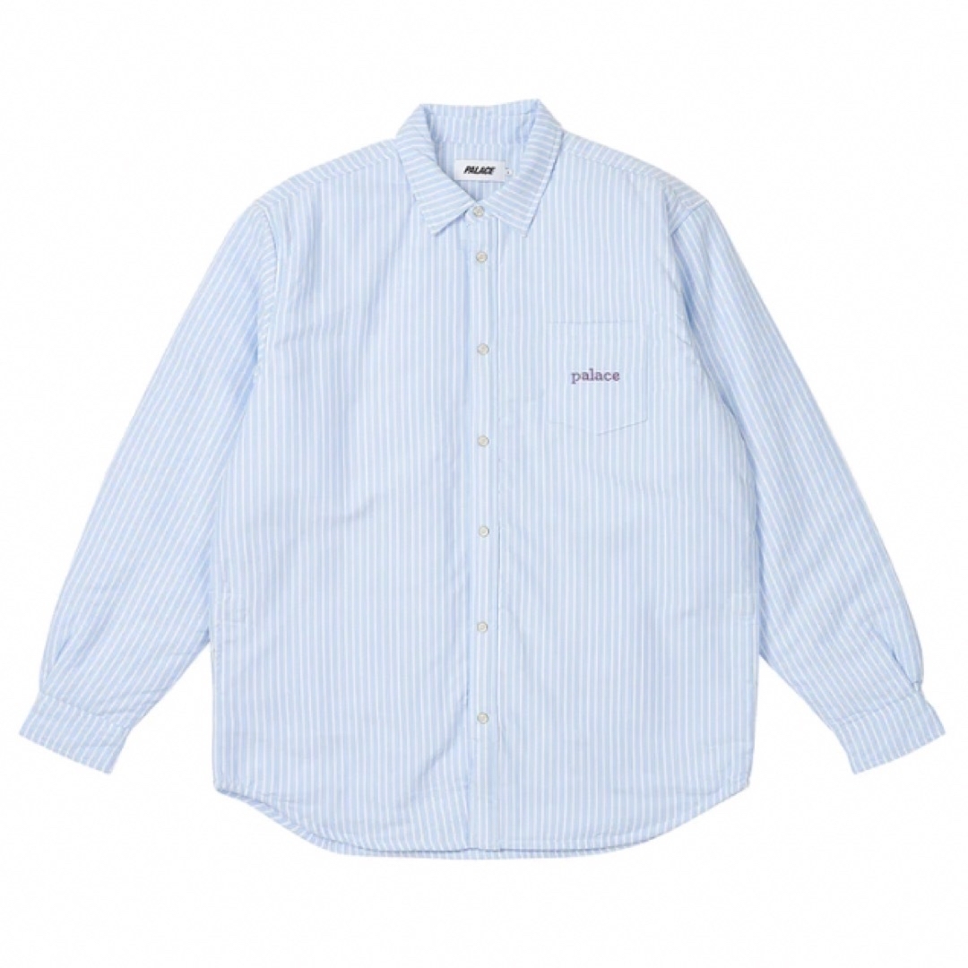 PALACE COZY シャツ BLUE M