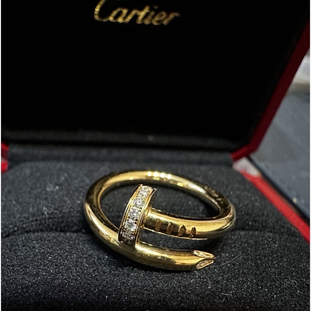 Cartier(カルティエ)の 【Cartier】カルティエ YG ジュスト アンクル リング ダイヤモンド レディースのアクセサリー(リング(指輪))の商品写真