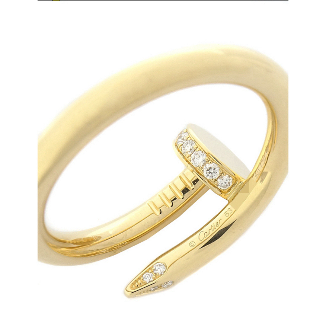 Cartier(カルティエ)の 【Cartier】カルティエ YG ジュスト アンクル リング ダイヤモンド レディースのアクセサリー(リング(指輪))の商品写真