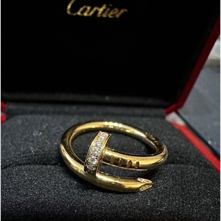 カルティエ(Cartier)の 【Cartier】カルティエ YG ジュスト アンクル リング ダイヤモンド(リング(指輪))