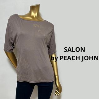 サロン(SALON)の【3189】SALON by PEACH JOHN フレーム プリント トップス(カットソー(半袖/袖なし))