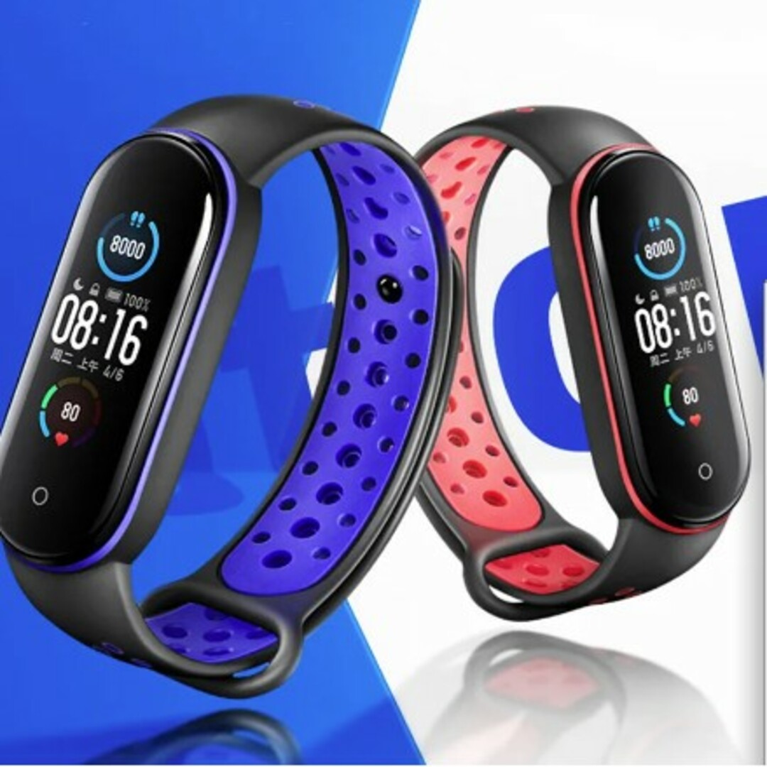 Miband 5 6 7 交換用メッシュバンドストラップ 16色 メンズの時計(その他)の商品写真