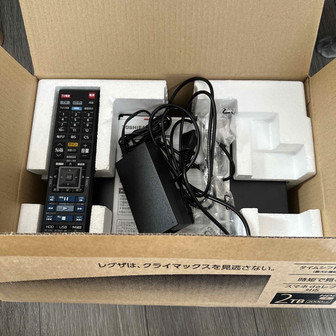 東芝(トウシバ)のTOSHIBA ハードディスクレコーダー レグザ 2TB D-M210 スマホ/家電/カメラのテレビ/映像機器(その他)の商品写真