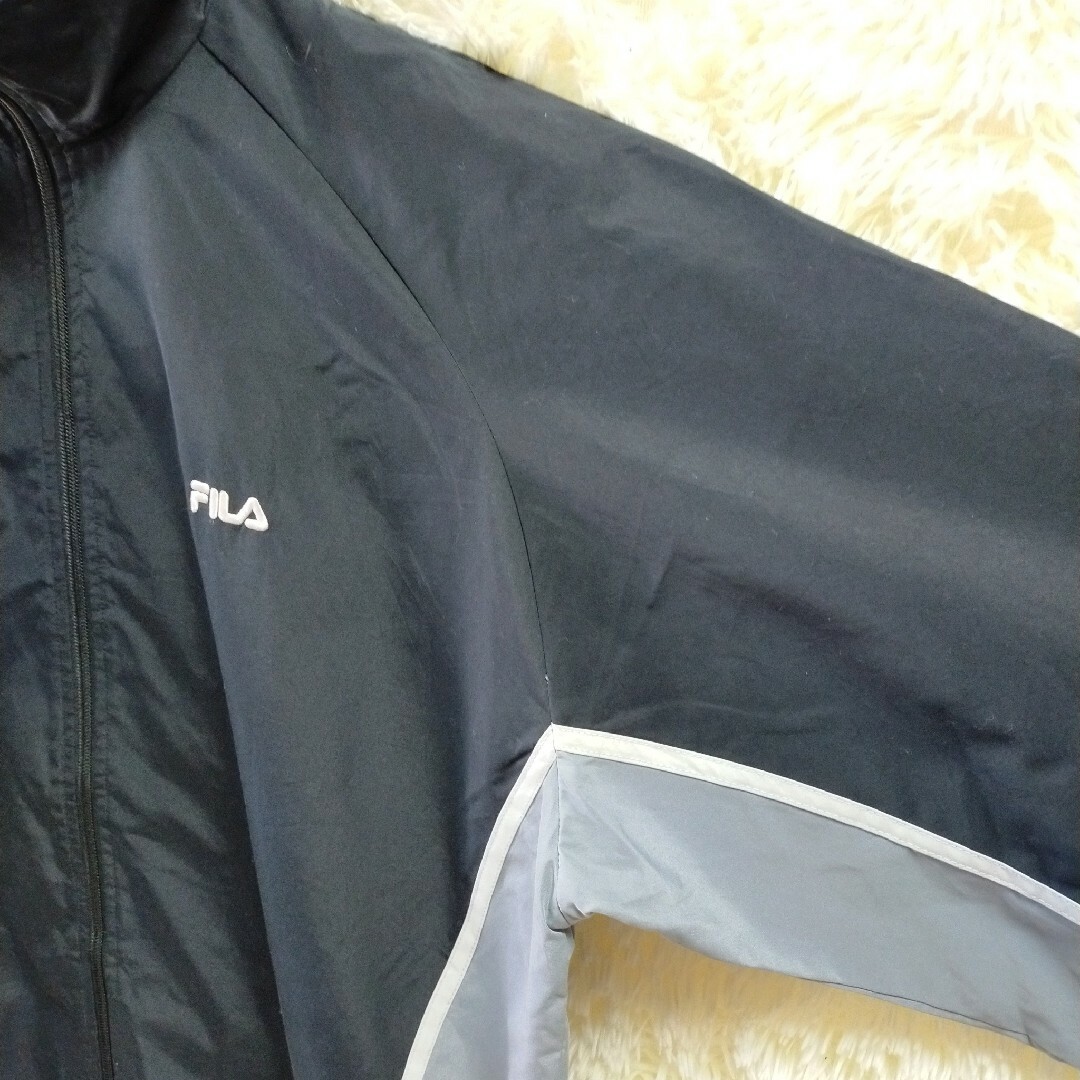 【希少90s】FILA フィラ ナイロンジャケット ジップアップ ジャージ M