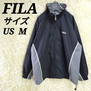 80~90's FILA SPORT ナイロン　パディングジャケット