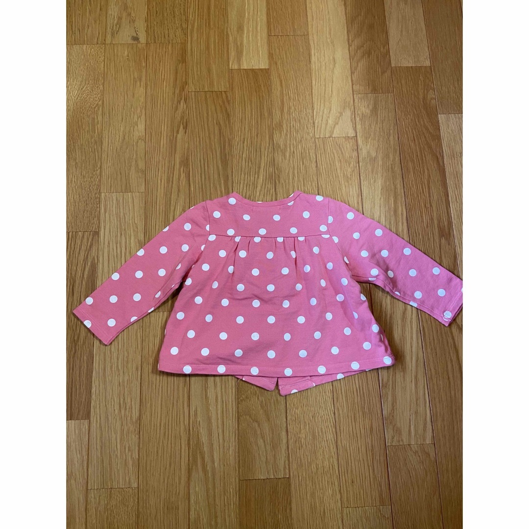 BeBe(ベベ)のべべ　ピンク　カーディガン　90 キッズ/ベビー/マタニティのキッズ服女の子用(90cm~)(カーディガン)の商品写真