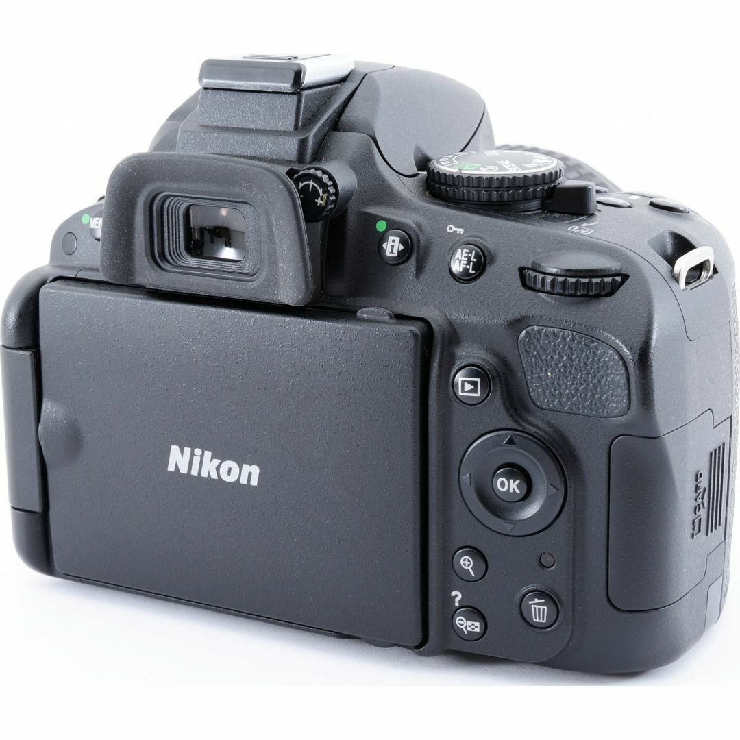 I22/5220A-18☆美品☆ニコン Nikon D5100 ボディ 18-55mm レンズキット