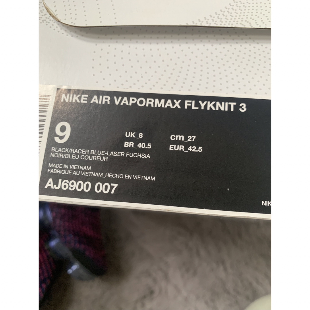 新品　NIKE-AIR VAPORMAX FLYKNIT 3 メンズの靴/シューズ(スニーカー)の商品写真