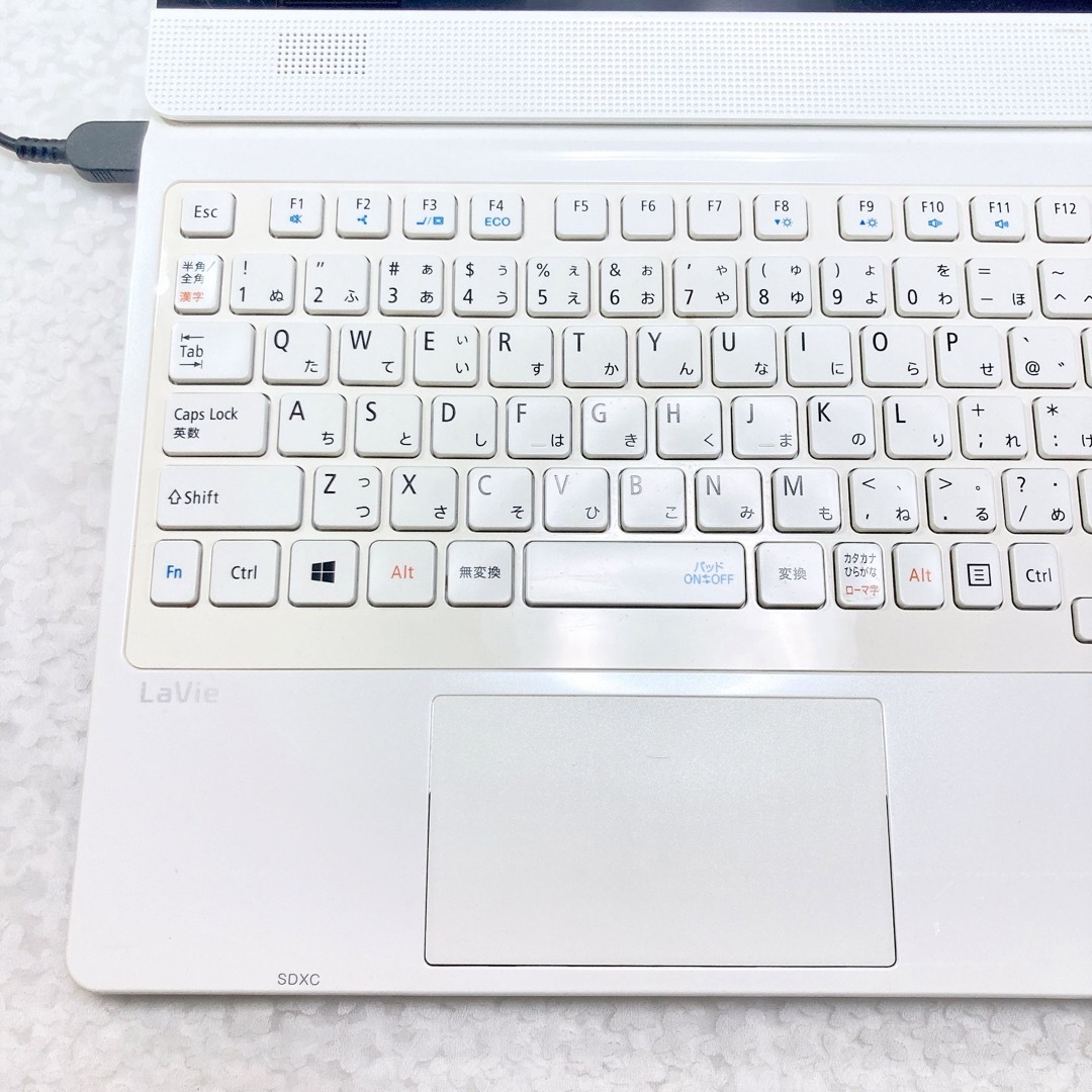 人気の白 PC✨NECノートパソコン✨初心者向き✨すぐに使える