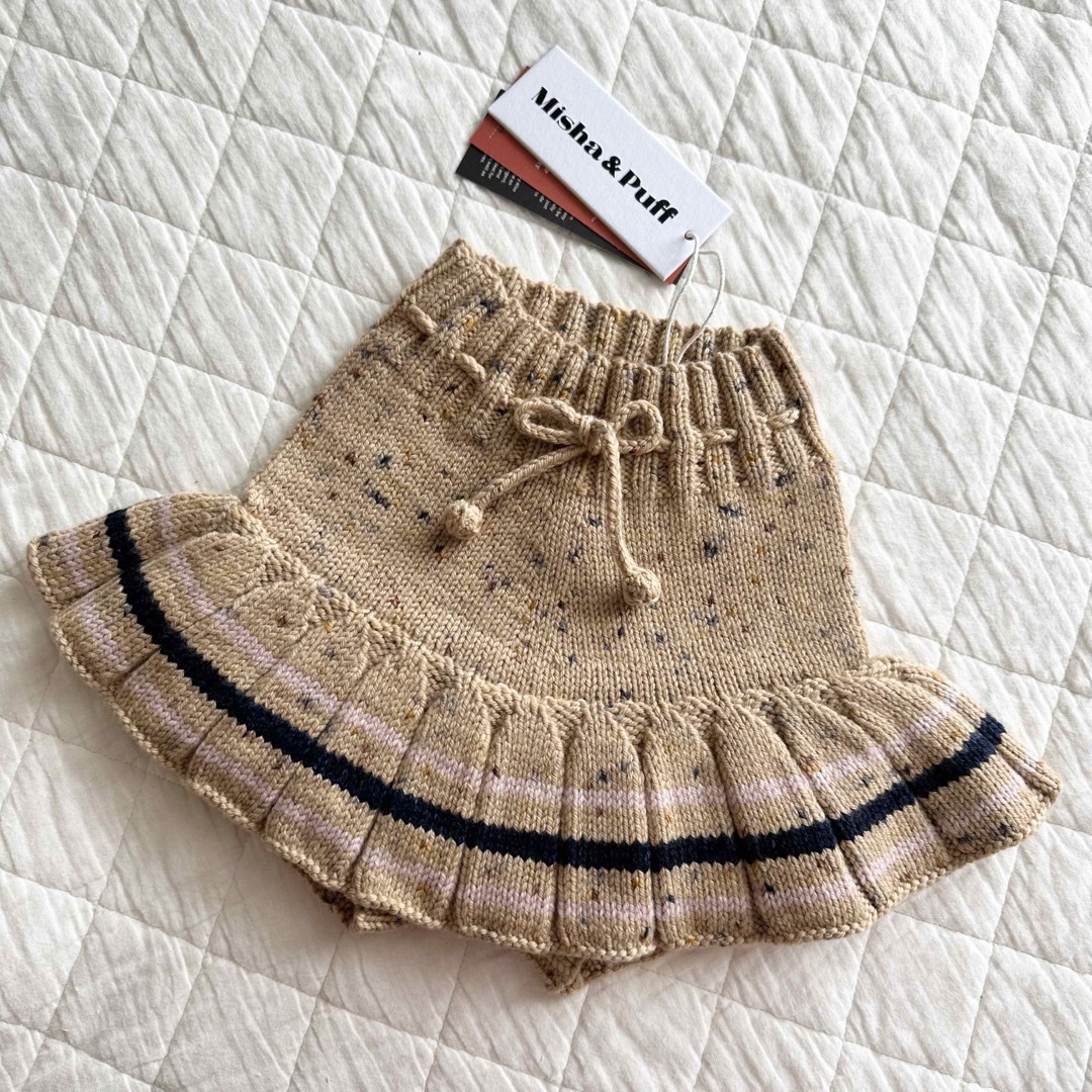 □misha\u0026puff□Skating Pond Skirt□ピーチピンク