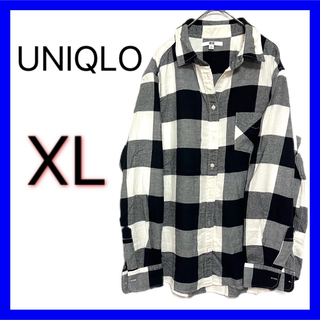 ユニクロ(UNIQLO)のUNIQLO 長袖 シャツ XL メンズ (シャツ)
