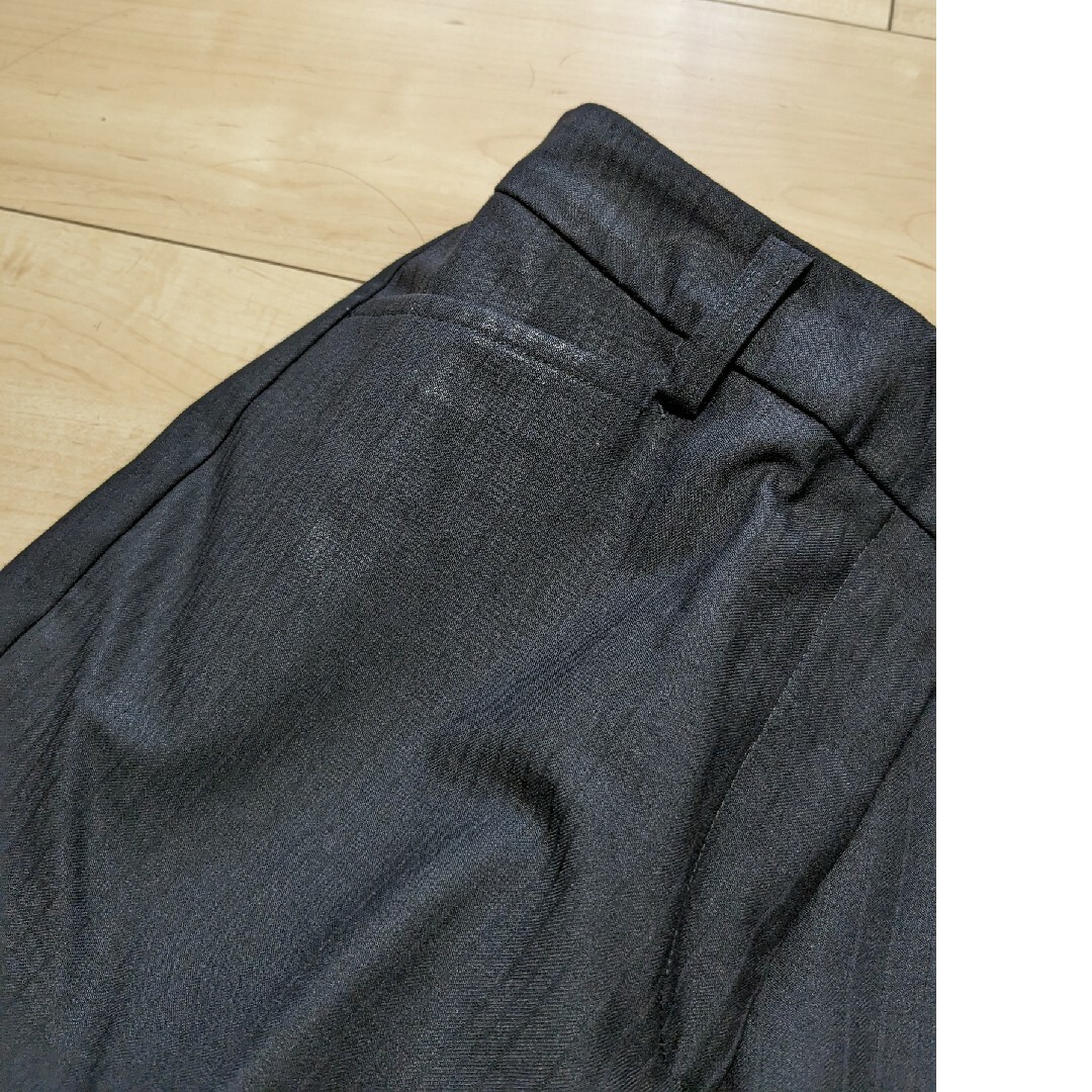 パンツスーツ　下　パンツ　黒ストライプ レディースのフォーマル/ドレス(スーツ)の商品写真