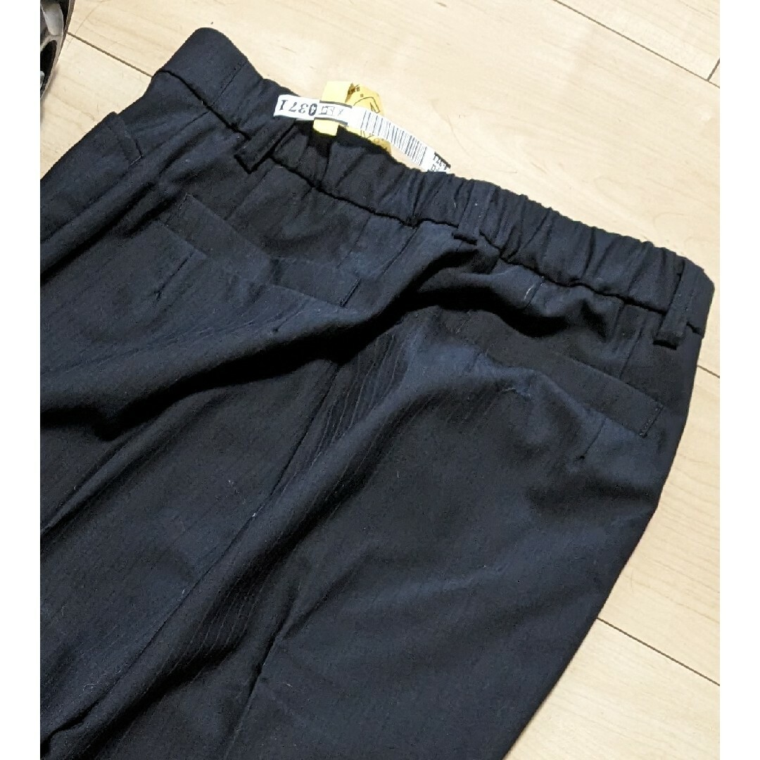 パンツスーツ　下　パンツ　黒ストライプ レディースのフォーマル/ドレス(スーツ)の商品写真