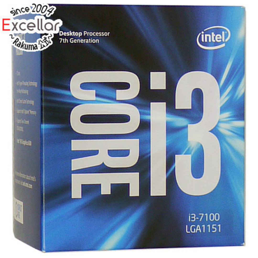 intel - Core i3 7100 3.9GHz 3M LGA1151 51W SR35C 元箱ありの通販 by ...