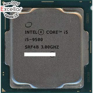 インテル(intel)のCore i5 9500　3.0GHz 9M LGA1151 65W　SRF4B(PCパーツ)