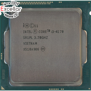 インテル(intel)のCore i3 4170　3.7GHz　3M LGA1150 54W　SR1PL(PCパーツ)