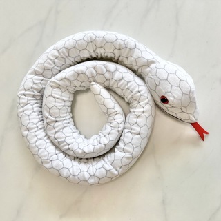 白蛇ぬいぐるみ　約140センチ　可動式