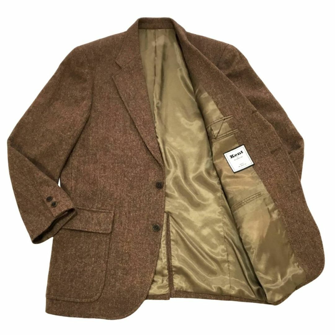 KENT - VAN JACKET期 Kent ケント ヘリンボーン柄ツイードジャケットの