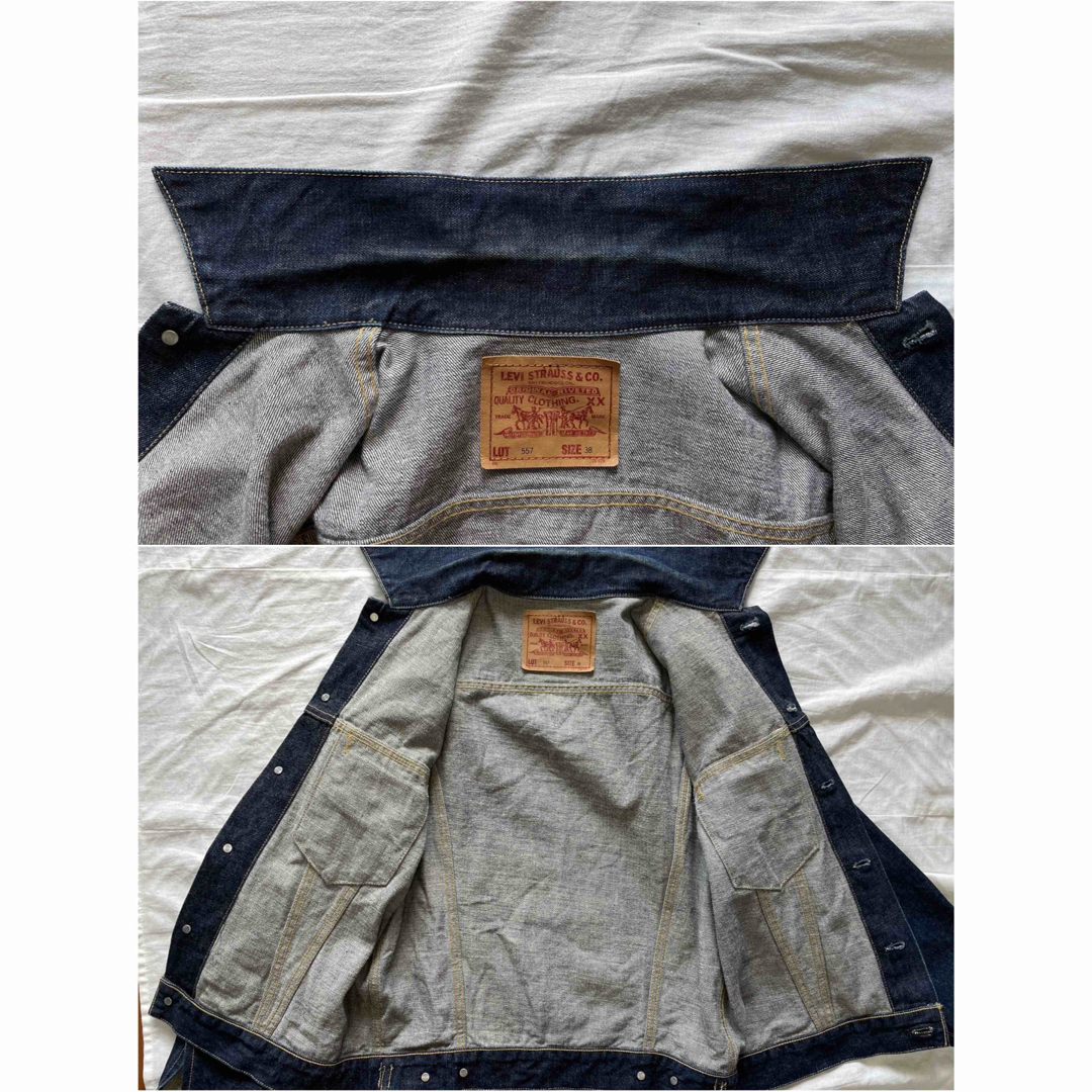 Levi's - 濃紺 90' LEVI'S 557 3rd サイズ38 71557-02 香港製の Levi's - 濃紺 90' LEVI'S 557 3rd サイズ38 71557-02 香港製の