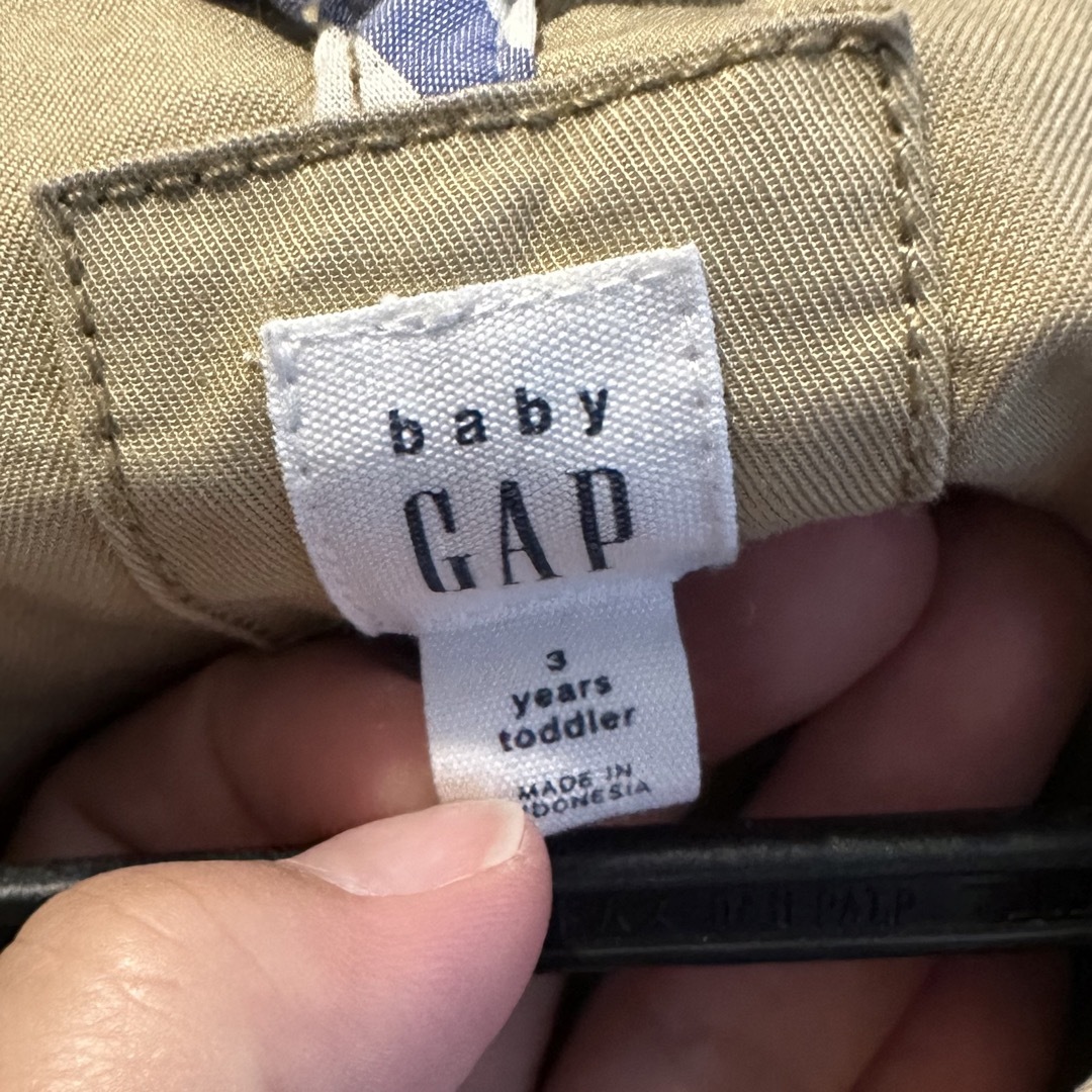 babyGAP(ベビーギャップ)のbaby GAP 3y トレンチコート キッズ/ベビー/マタニティのキッズ服女の子用(90cm~)(コート)の商品写真