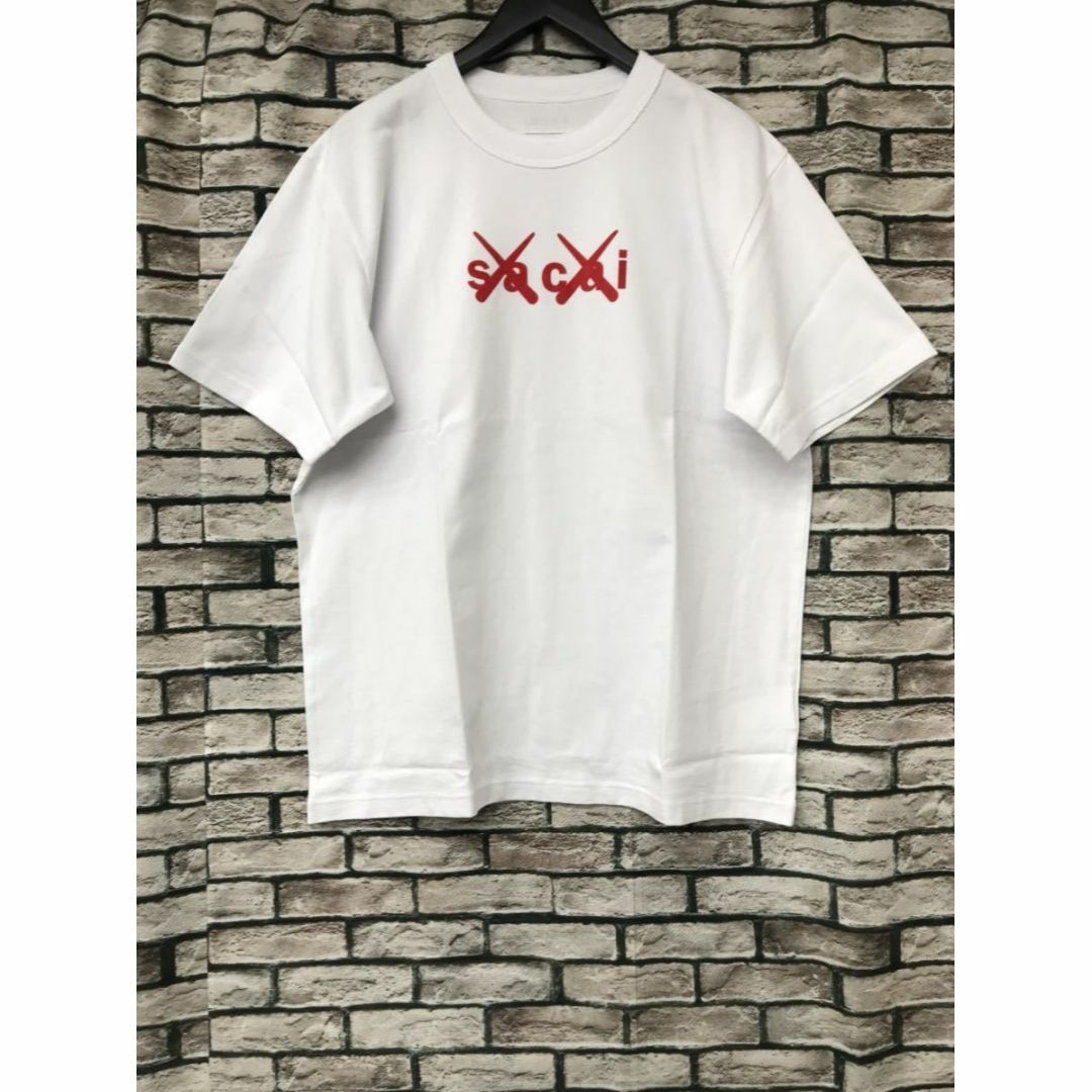 sacai x KAWS / Flock Print T-Shirt サイズ3