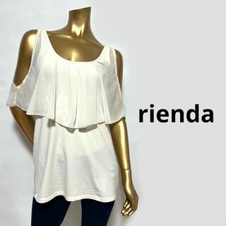 リエンダ(rienda)の【3202】rienda ノースリーブ トップス F(シャツ/ブラウス(半袖/袖なし))