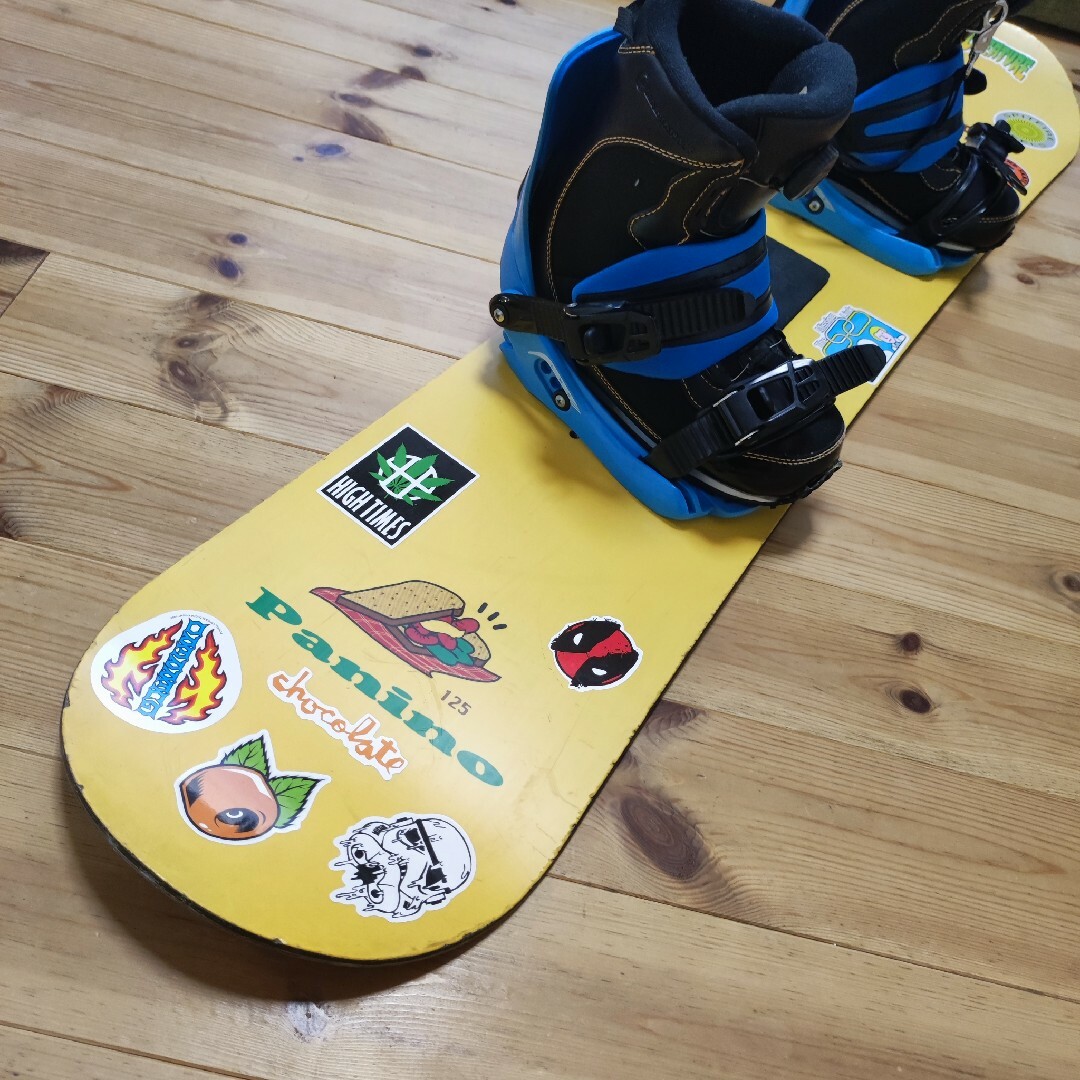 スノーボード 125 子供 ジュニア キッズ ビンディング ブーツ リーシュ