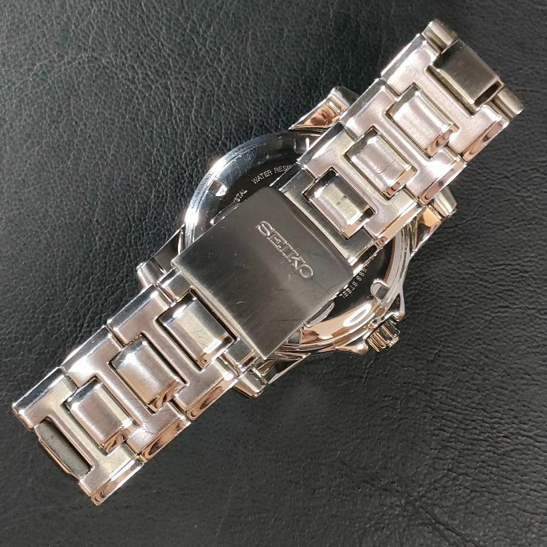 極美品【稼働品】SEIKOセイコープルミエ シルバー キネティックパーペチュアル