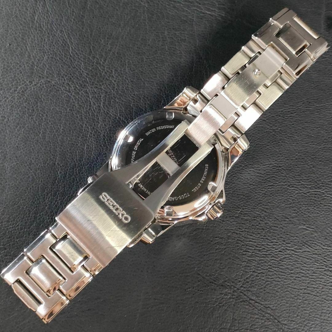 極美品【稼働品】SEIKOセイコープルミエ シルバー キネティックパーペチュアル