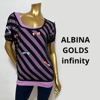 ゴールズインフィニティ(GOLDS infinity)の【3204】訳あり ALBINA GOLDS infinity トップス M(カットソー(半袖/袖なし))
