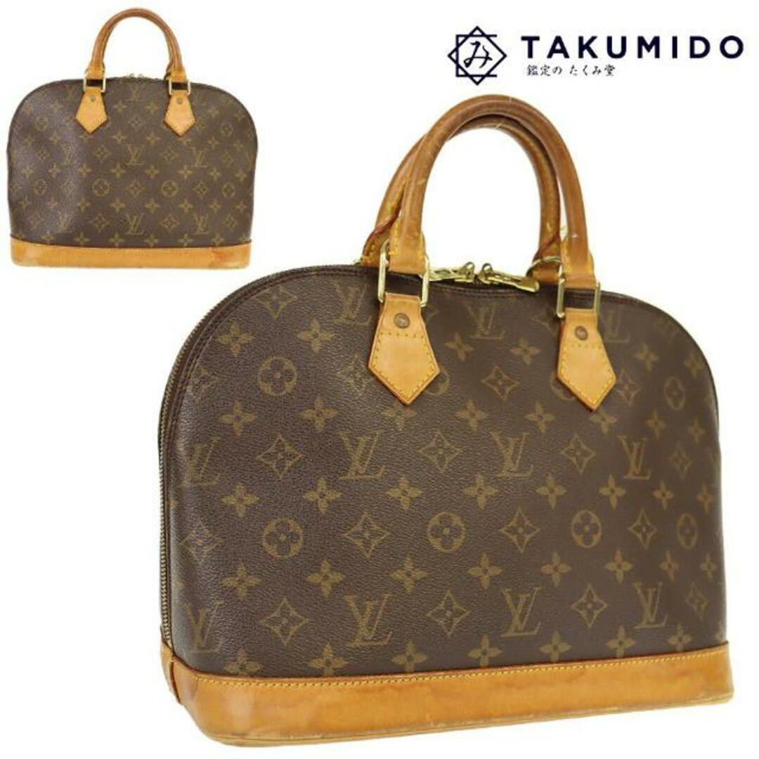 ルイヴィトン ハンドバッグ アルマ 旧型 M51130  モノグラム ライン ブラウン LOUIS VUITTON  | ブランド 手持ち 茶色 バック 鞄 定番 ファッション レディース ビトン Bランク