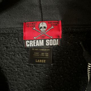 CREAM SODA クリームソーダ ジップパーカーの通販 by ポンス's shop