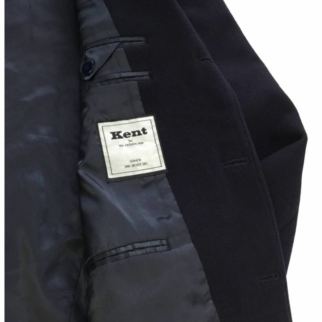 VAN JACKET期 Kent ケント 金ボタン留め紺ブレザー AB6