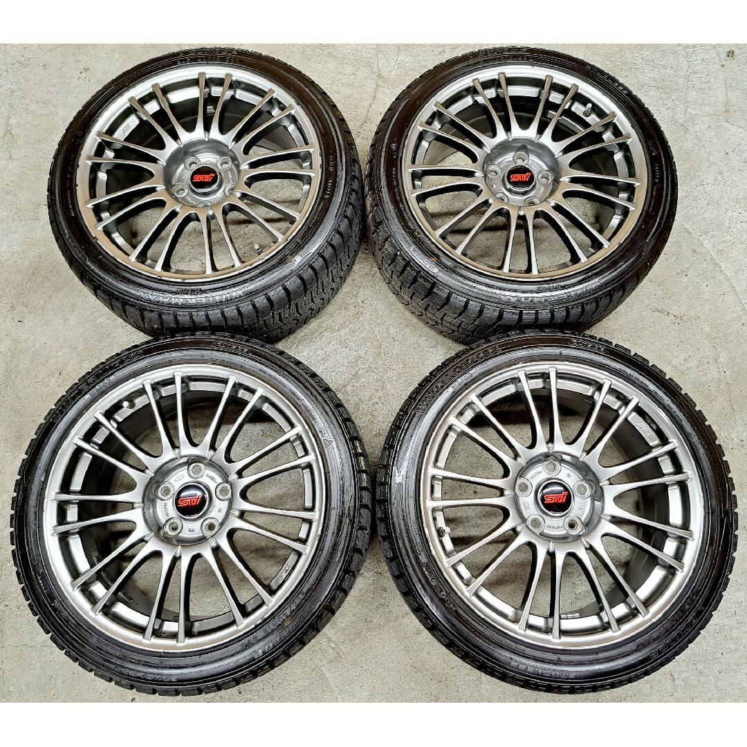 スバル - スバル WRX STI 純正 BBS ホイールタイヤ スタッドレス 鍛造
