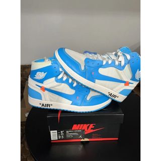 ジョーダン(Jordan Brand（NIKE）)のNike OFF-WHITE UNC ナイキ オフホワイト 27.5cm(スニーカー)