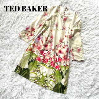 新品未使用 TED BAKER ボタニカル柄ワンピース