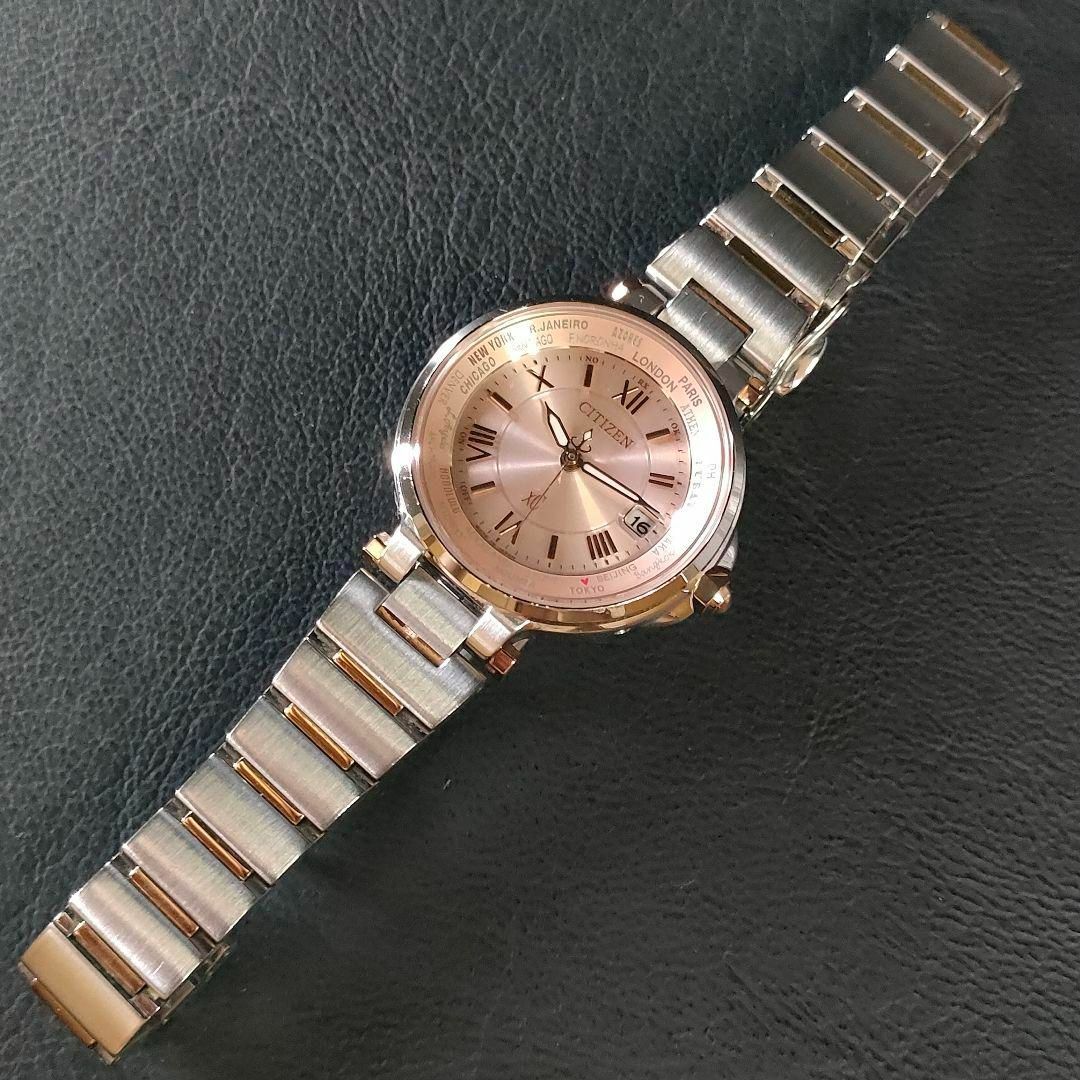 CITIZEN - 極美品【稼働品】CITIZENシチズンXC H240 ピンク シルバー