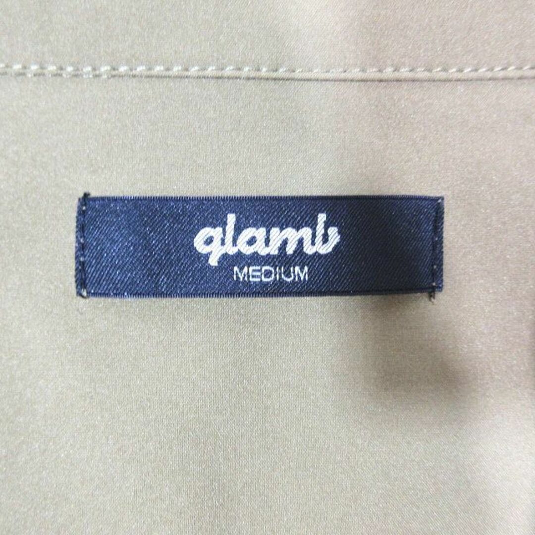 グラム　glamb 長袖シャツ　オープンシャツ　カーキ