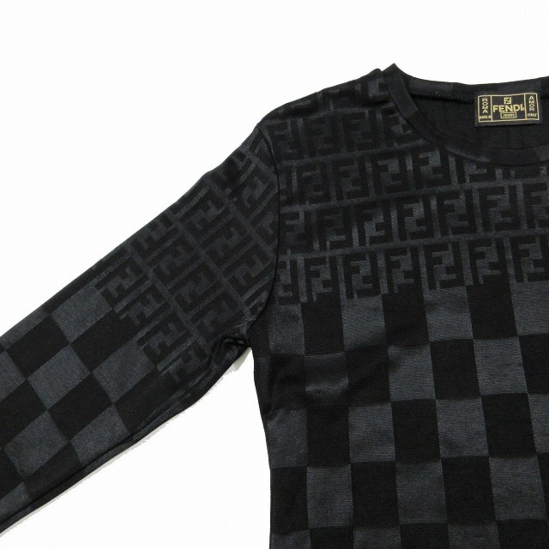 FENDI - フェンディ FENDI ズッカ柄 ブロックチェック ペカン Tシャツ