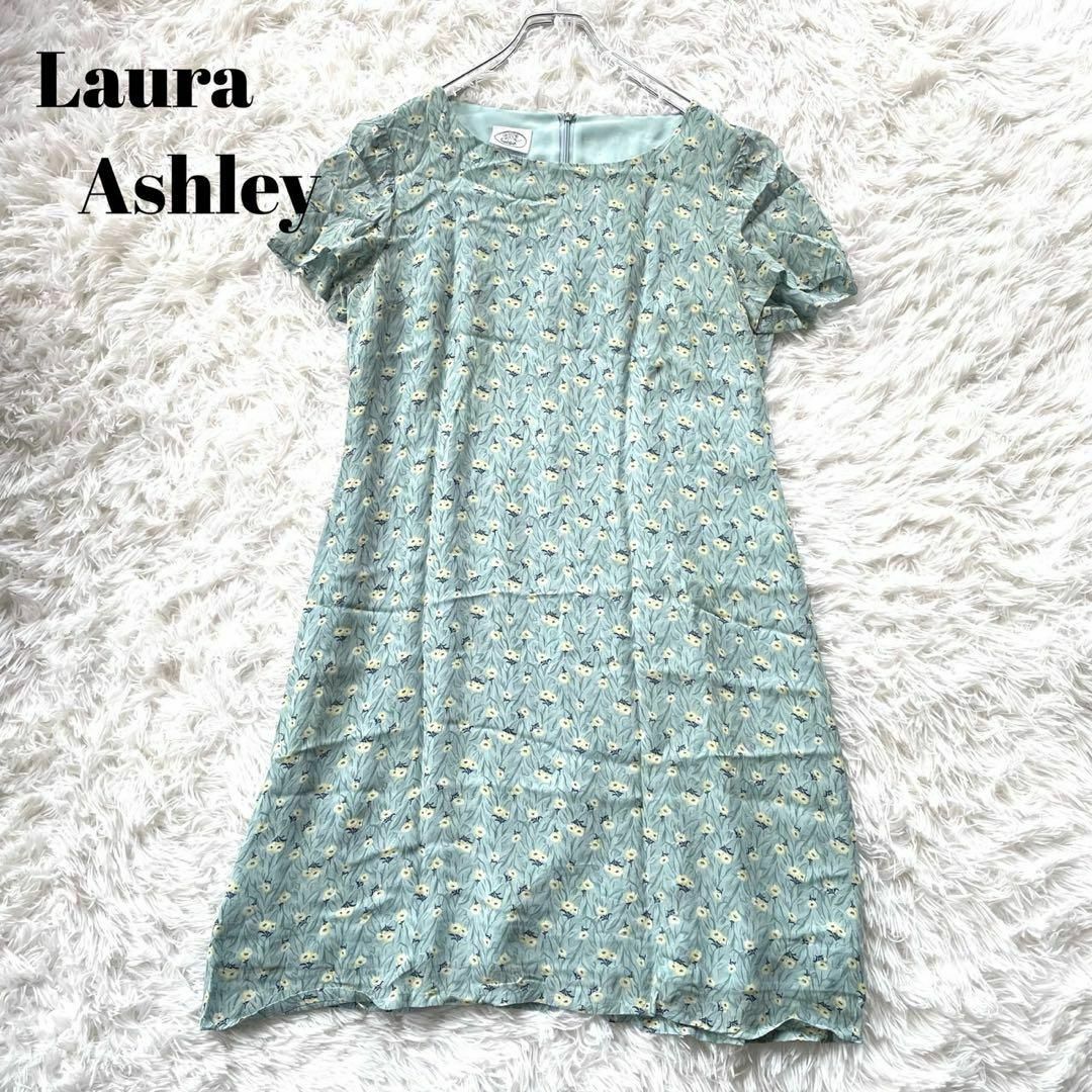 Laura Ashley ローラアシュレイ　小花柄　ワンピース　13号 L | フリマアプリ ラクマ