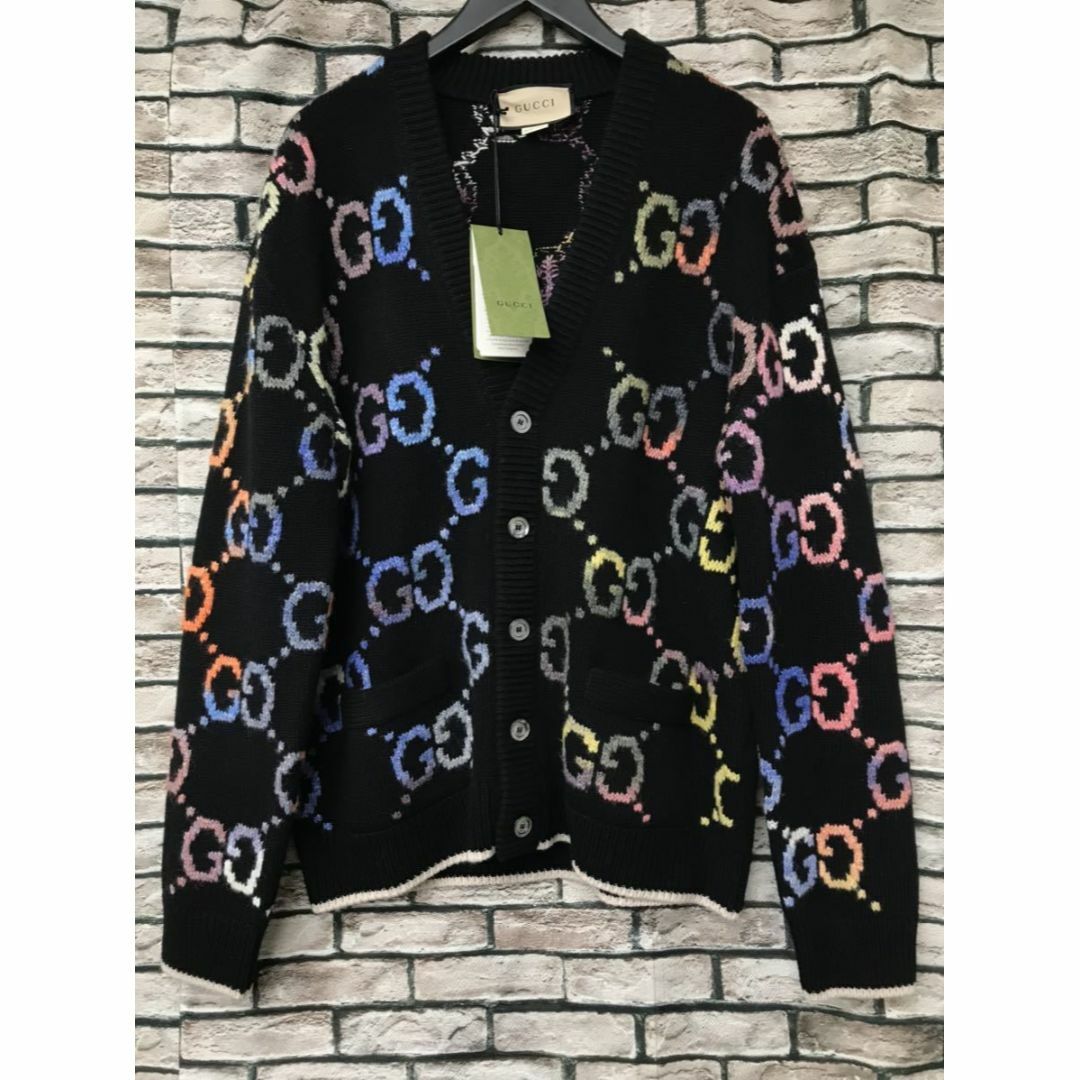 Gucci - GUCCI グッチ☆22AW レインボーGGジャカードニットセーター