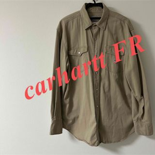 カーハート(carhartt)の大人の逸品　カーハート　ベージュ　ジャケットシャツ　パールボタン　FR XL相当(シャツ)