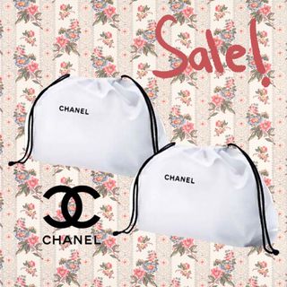 シャネル(CHANEL)のCHANEL シャネル 巾着 コットン ノベルティ 2点 お値下げ不可(ポーチ)