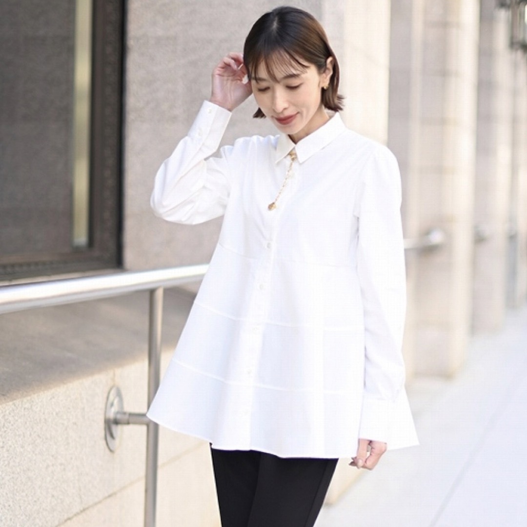 美品♡TREFLE+1♡トレフルプラスワン♡プラネットブラウス-