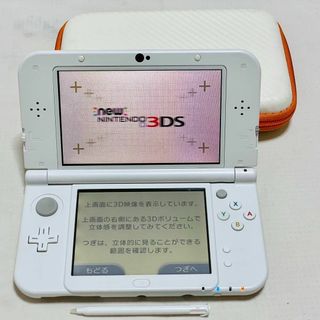 New ニンテンドー 3DS LL本体 ホワイト ケース付 New ニンテンドー 3DS LL本体 ホワイト ケース付