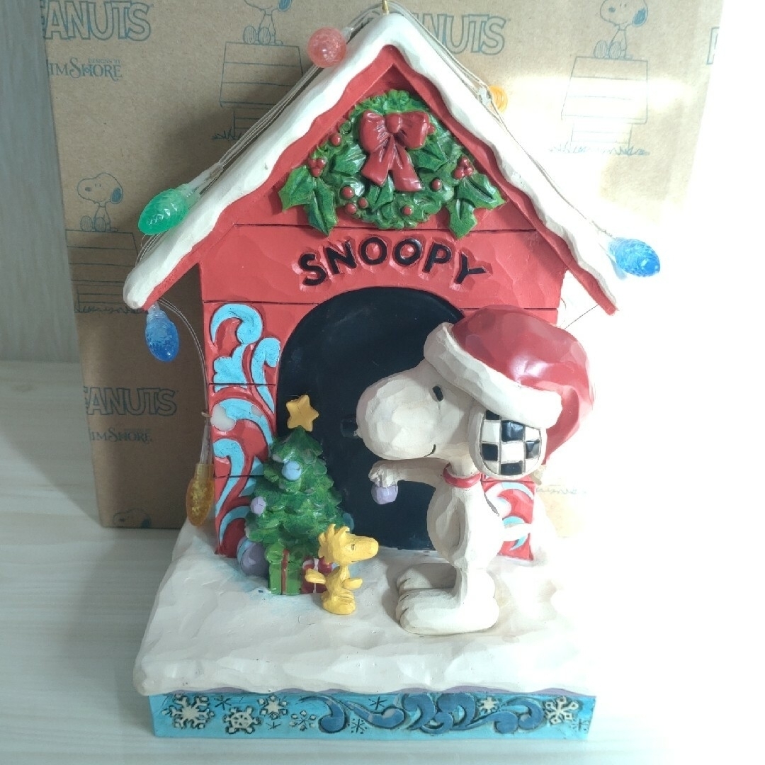 スヌーピー ジムショア クリスマスツリーハウス エンタメ/ホビーのおもちゃ/ぬいぐるみ(キャラクターグッズ)の商品写真