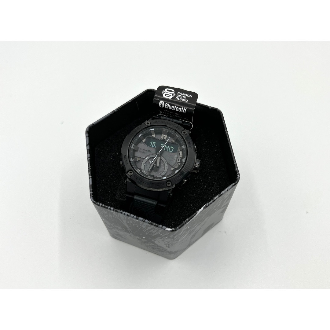 CASIO(カシオ)のCASIO カシオ G-STEEL Gスチール Bluetooth 搭載 カーボンベゼル メンズウォッチ 腕時計 タフソーラー 陳英傑 Formless太極 GST-B200TJ-1AJR 新品同様 メンズの時計(腕時計(アナログ))の商品写真