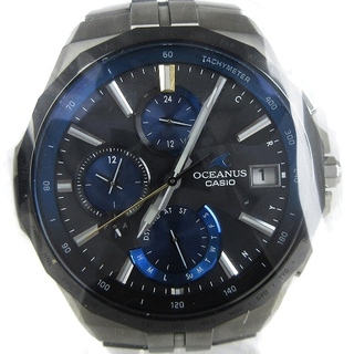 カシオ(CASIO)のカシオ オシアナス マンタ 腕時計 タフソーラー シルバーカラー ■SM1(腕時計(アナログ))