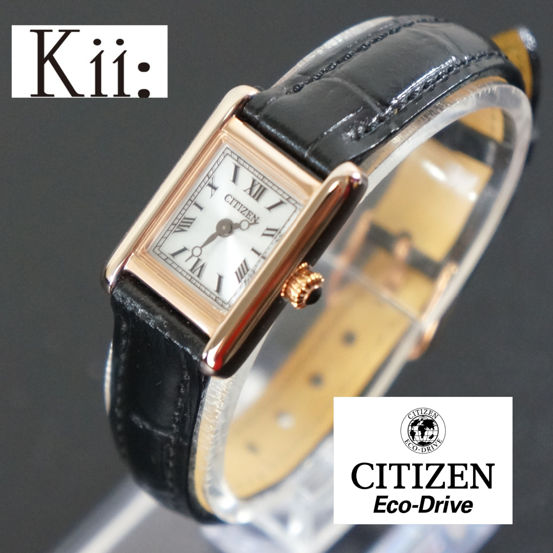 【稼働美品】citizen　Kii：　ピンクゴールド　新品ベルト | フリマアプリ ラクマ