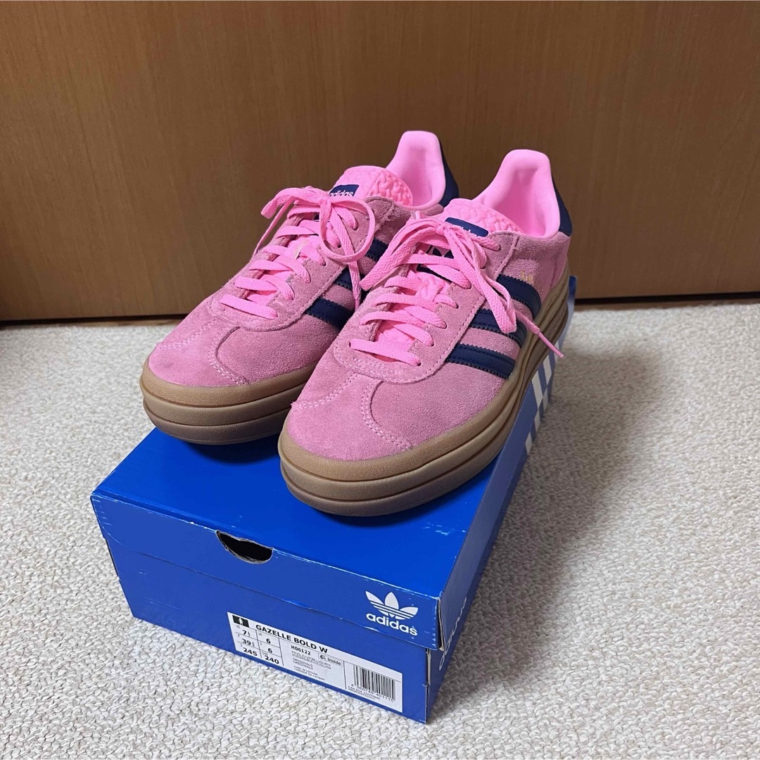 adidas GAZELLE BOLD W 新品 24.5cm 海外限定グリーン